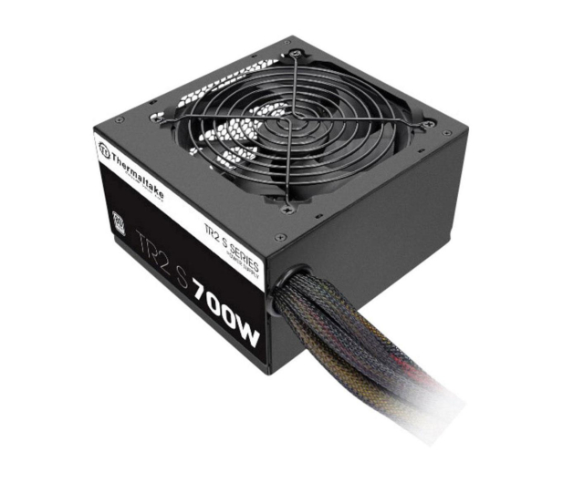 THERMALTAKE TR2 S Black 700W (80+ 230V EU, 2xPEG, 120mm, Single Rail) PS-TRS-0700NPCWEU-2 - 276541 - zdjęcie